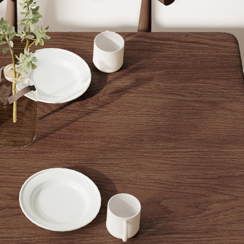 Nordic Wood Dining Table Dining Rectangle Table with Metal Legs Clearhalo 'Dining Tables & Seating' 'Dining Tables' 'dining_table' 'furn' 'furn_dining_table' 'Furniture' 'Kitchen & Dining Furniture' 6633922