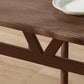 Nordic Wood Dining Table Dining Rectangle Table with Metal Legs Clearhalo 'Dining Tables & Seating' 'Dining Tables' 'dining_table' 'furn' 'furn_dining_table' 'Furniture' 'Kitchen & Dining Furniture' 6633924