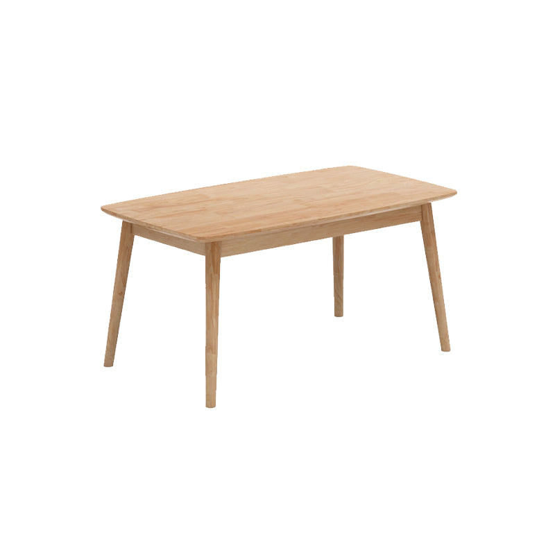 Table à manger en bois Nordic Glam Table rectangulaire à manger avec pieds en bois
