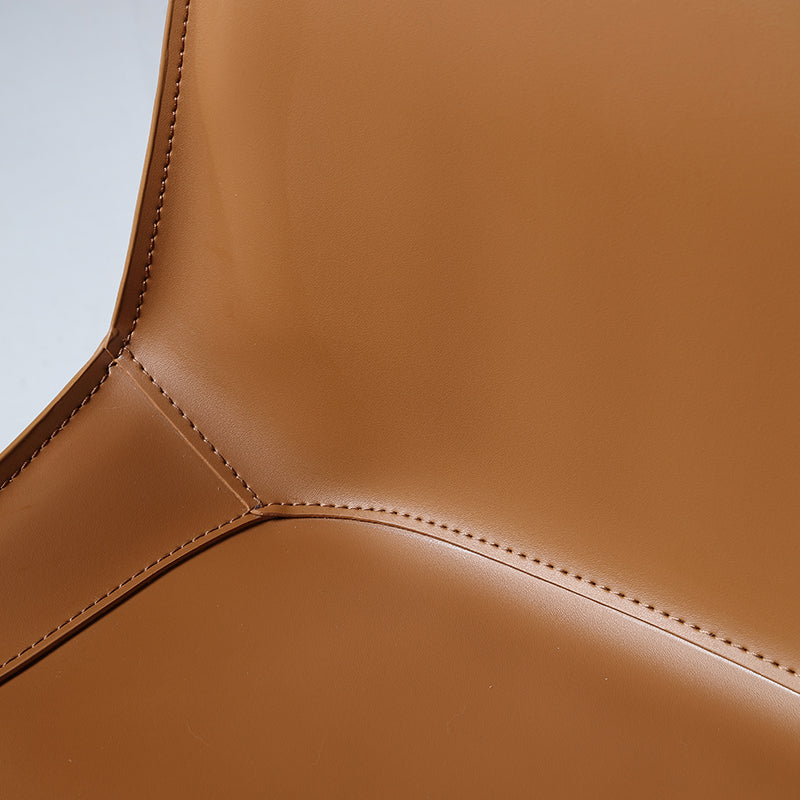 PU Leather Industrial Dining Chairs Kitchen Indoor Parsons Chair Clearhalo 'Dining Chairs' 'Dining Tables & Seating' 'dining_chair' 'furn' 'furn_dining_chair' 'Furniture' 'Kitchen & Dining Furniture' 6634068