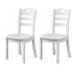 Contemporary Wood Kitchen Dining Side Chair Ladder Back Side Chair