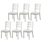 Contemporary Wood Kitchen Dining Side Chair Ladder Back Side Chair