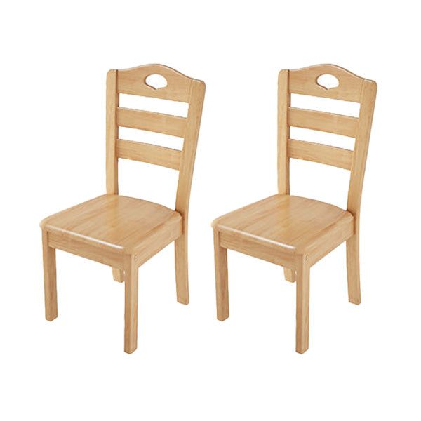 Contemporary Wood Kitchen Dining Side Chair Ladder Back Side Chair