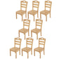 Contemporary Wood Kitchen Dining Side Chair Ladder Back Side Chair