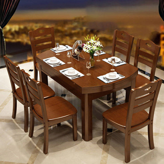 Contemporary Wood Kitchen Dining Side Chair Ladder Back Side Chair