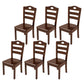 Contemporary Wood Kitchen Dining Side Chair Ladder Back Side Chair
