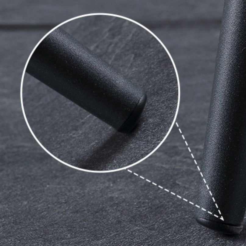 Upholstered Armless Dining Chairs Industrial Metal Legs Side Chair