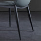 Upholstered Armless Dining Chairs Industrial Metal Legs Side Chair