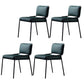 Upholstered Dining Chairs Armless Faux Leather Kitchen Dining Side Chair