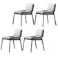 Upholstered Dining Chairs Armless Faux Leather Kitchen Dining Side Chair