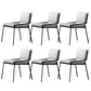 Upholstered Dining Chairs Armless Faux Leather Kitchen Dining Side Chair