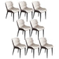 Upholstered Armless Dining Chair Modern Indoor-Outdoor Chair Cream Gray 8 Piece Set Clearhalo 'Dining Chairs' 'Dining Tables & Seating' 'dining_chair' 'furn' 'furn_dining_chair' 'Furniture' 'Kitchen & Dining Furniture' 6634426