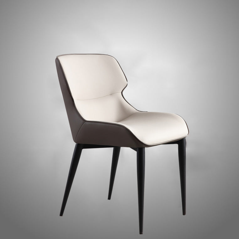 Upholstered Armless Dining Chair Modern Indoor-Outdoor Chair Clearhalo 'Dining Chairs' 'Dining Tables & Seating' 'dining_chair' 'furn' 'furn_dining_chair' 'Furniture' 'Kitchen & Dining Furniture' 6634432