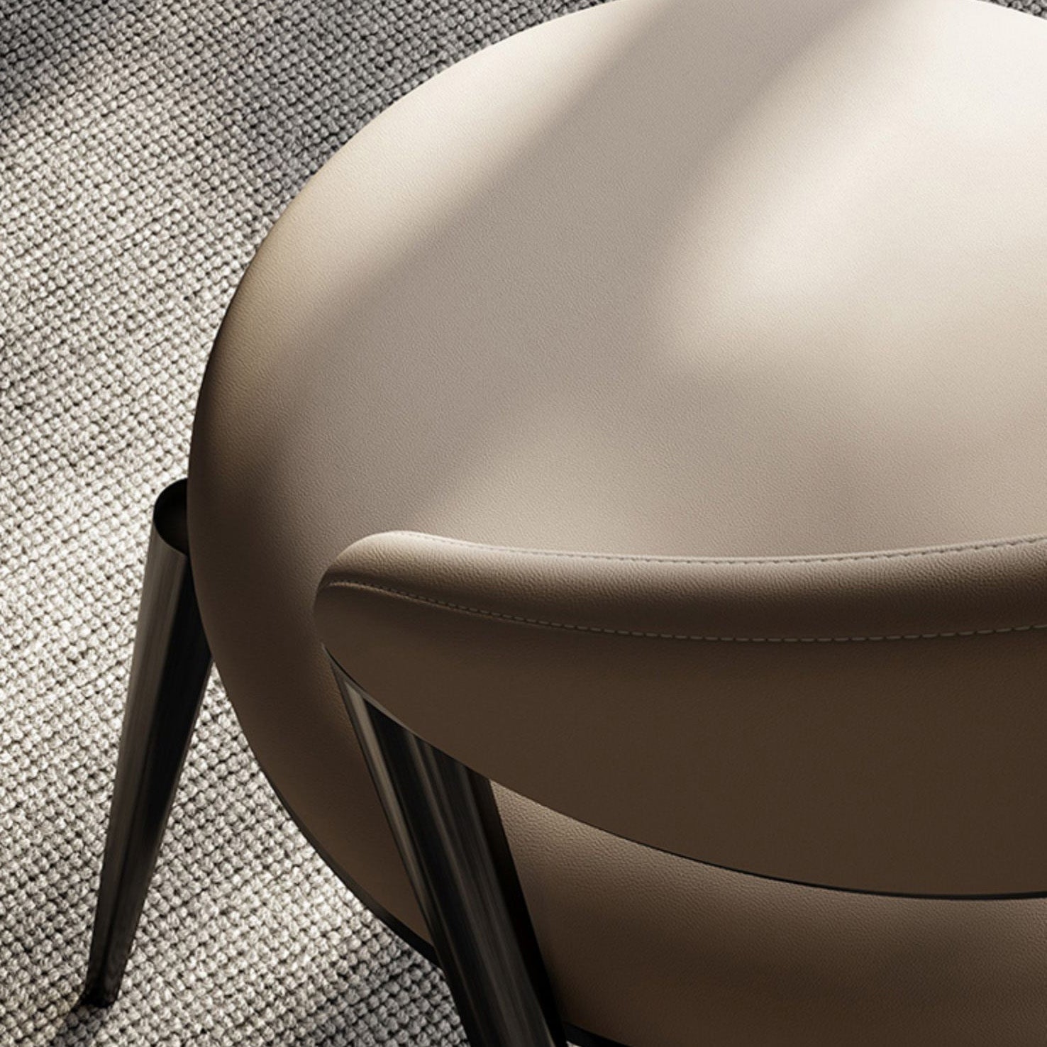 Contemporary Dining Chair Kitchen Open Back Dining Side Chair Clearhalo 'Dining Chairs' 'Dining Tables & Seating' 'dining_chair' 'furn' 'furn_dining_chair' 'Furniture' 'Kitchen & Dining Furniture' 6634492