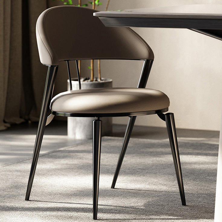 Contemporary Dining Chair Kitchen Open Back Dining Side Chair Clearhalo 'Dining Chairs' 'Dining Tables & Seating' 'dining_chair' 'furn' 'furn_dining_chair' 'Furniture' 'Kitchen & Dining Furniture' 6634495