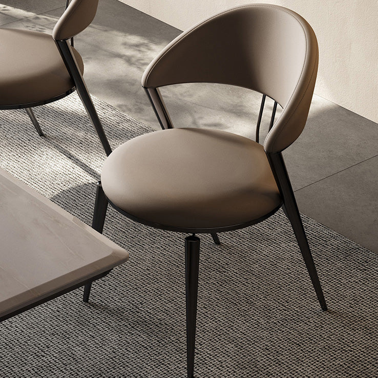 Contemporary Dining Chair Kitchen Open Back Dining Side Chair Clearhalo 'Dining Chairs' 'Dining Tables & Seating' 'dining_chair' 'furn' 'furn_dining_chair' 'Furniture' 'Kitchen & Dining Furniture' 6634498