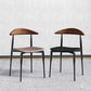 Industrial Metal Kitchen Dining Side Chair Faux Leather Side Chair