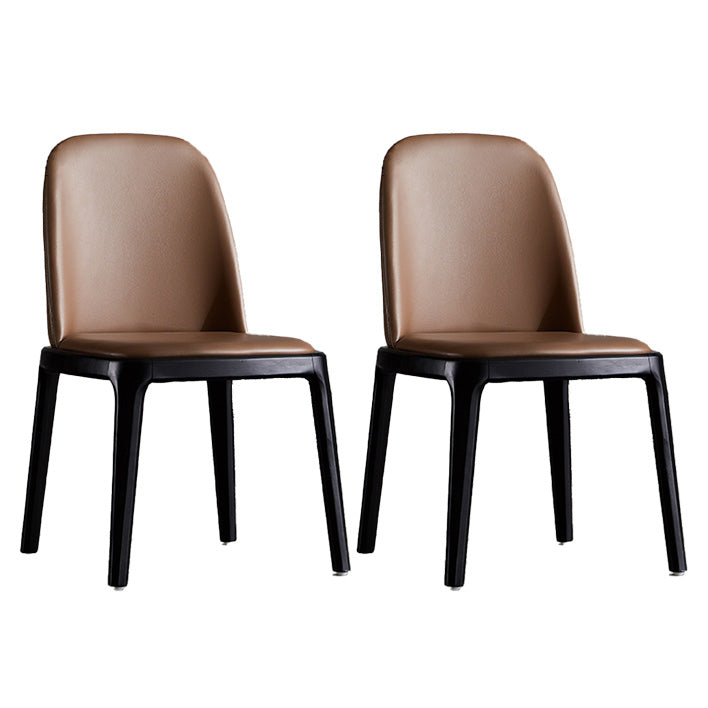 Industrial Indoor-Outdoor Dining Chair Parsons Chair with Upholstered