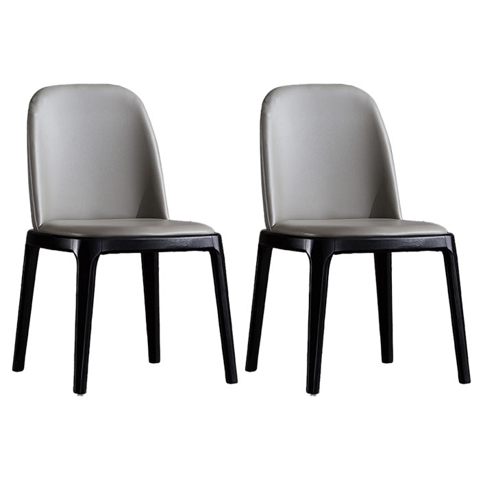 Industrial Indoor-Outdoor Dining Chair Parsons Chair with Upholstered