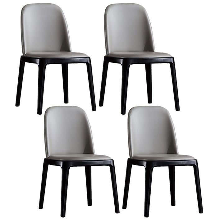 Industrial Indoor-Outdoor Dining Chair Parsons Chair with Upholstered