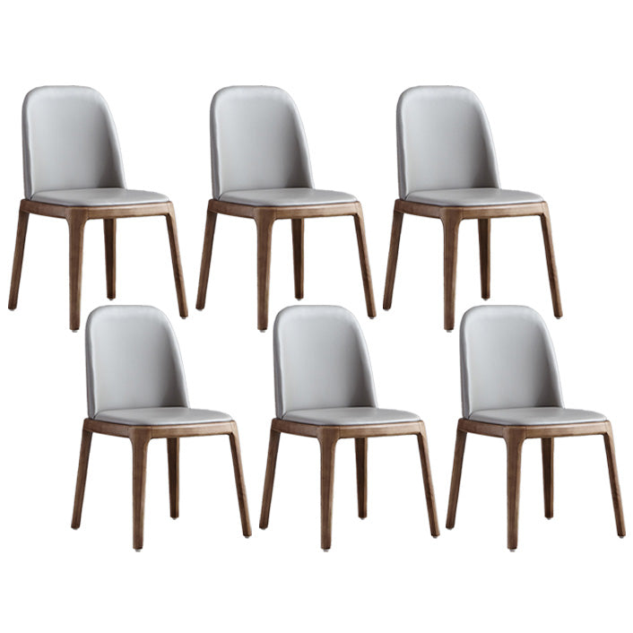 Industrial Indoor-Outdoor Dining Chair Parsons Chair with Upholstered