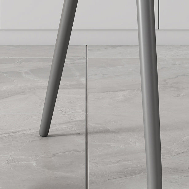 Parsons Faux Leather Side Chair Upholstered Armless Dining Chairs