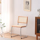 Contemporary Kitchen Dining Side Chair Metal Open Back Dining Side Chair