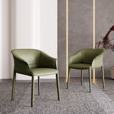 Contemporary Kitchen Dining Chair Metal Legs Upholstered Arm Chair Clearhalo 'Dining Chairs' 'Dining Tables & Seating' 'dining_chair' 'furn' 'furn_dining_chair' 'Furniture' 'Kitchen & Dining Furniture' 6634738