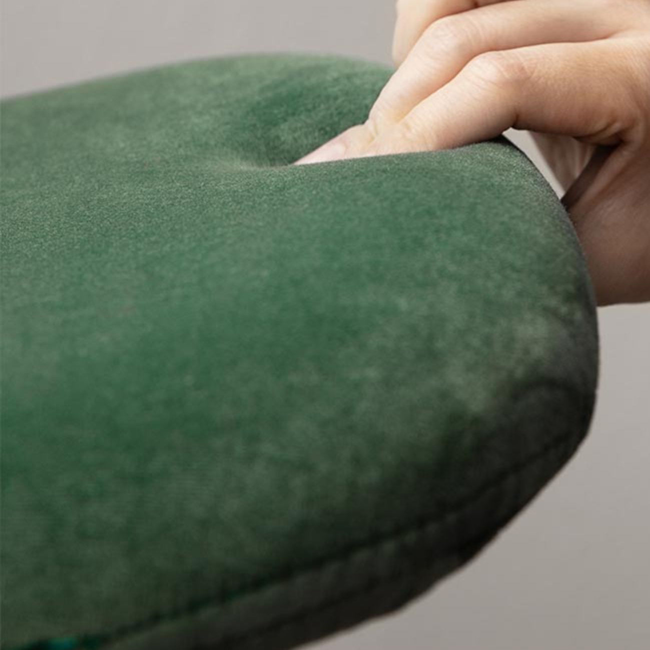 Sedie da pranzo in velluto senza braccio della sedia da cucina contemporanea