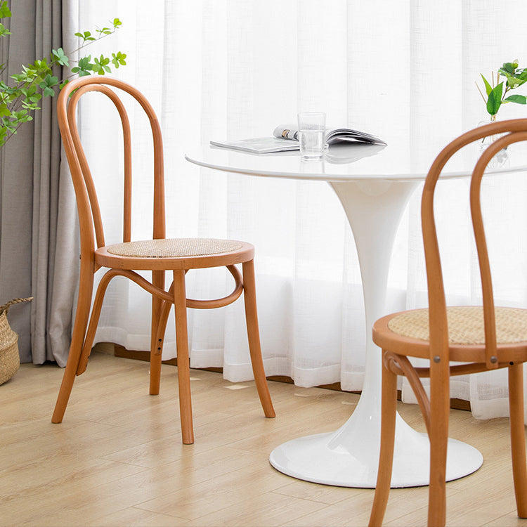 Armless Kitchen Dining Side Chair Wood Windsor Dining Side Chair Clearhalo 'Dining Chairs' 'Dining Tables & Seating' 'dining_chair' 'furn' 'furn_dining_chair' 'Furniture' 'Kitchen & Dining Furniture' 6634824