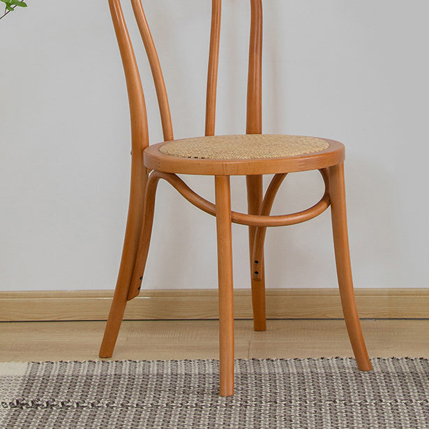 Armless Kitchen Dining Side Chair Wood Windsor Dining Side Chair Clearhalo 'Dining Chairs' 'Dining Tables & Seating' 'dining_chair' 'furn' 'furn_dining_chair' 'Furniture' 'Kitchen & Dining Furniture' 6634832