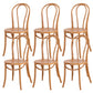 Armless Kitchen Dining Side Chair Wood Windsor Dining Side Chair Brown Wood 6 Piece Set Clearhalo 'Dining Chairs' 'Dining Tables & Seating' 'dining_chair' 'furn' 'furn_dining_chair' 'Furniture' 'Kitchen & Dining Furniture' 6634840