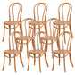 Armless Kitchen Dining Side Chair Wood Windsor Dining Side Chair Brown Wood 8 Piece Set Clearhalo 'Dining Chairs' 'Dining Tables & Seating' 'dining_chair' 'furn' 'furn_dining_chair' 'Furniture' 'Kitchen & Dining Furniture' 6634841
