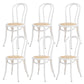 Armless Kitchen Dining Side Chair Wood Windsor Dining Side Chair White Rattan 6 Piece Set Clearhalo 'Dining Chairs' 'Dining Tables & Seating' 'dining_chair' 'furn' 'furn_dining_chair' 'Furniture' 'Kitchen & Dining Furniture' 6634852