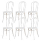 Armless Kitchen Dining Side Chair Wood Windsor Dining Side Chair White Wood 6 Piece Set Clearhalo 'Dining Chairs' 'Dining Tables & Seating' 'dining_chair' 'furn' 'furn_dining_chair' 'Furniture' 'Kitchen & Dining Furniture' 6634856