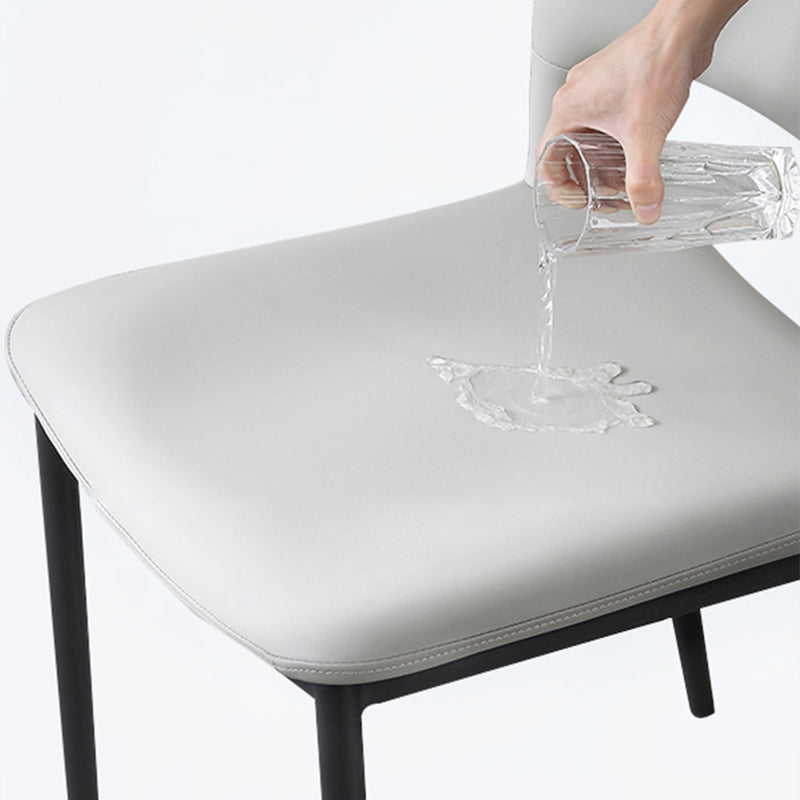 Industrial Kitchen Dining Side Chair Open Back Metal Side Chair Clearhalo 'Dining Chairs' 'Dining Tables & Seating' 'dining_chair' 'furn' 'furn_dining_chair' 'Furniture' 'Kitchen & Dining Furniture' 6634912