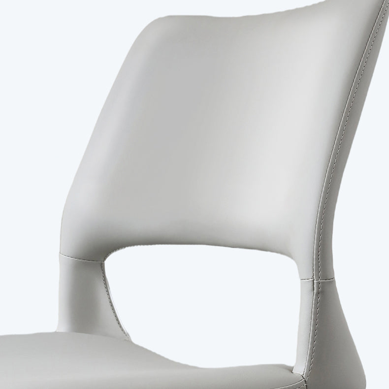 Industrial Kitchen Dining Side Chair Open Back Metal Side Chair Clearhalo 'Dining Chairs' 'Dining Tables & Seating' 'dining_chair' 'furn' 'furn_dining_chair' 'Furniture' 'Kitchen & Dining Furniture' 6634916