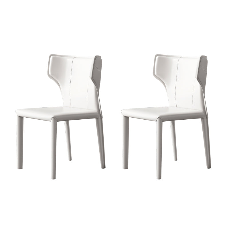 Modern Indoor Dining Room Chair Wingback Upholstered Side Chair