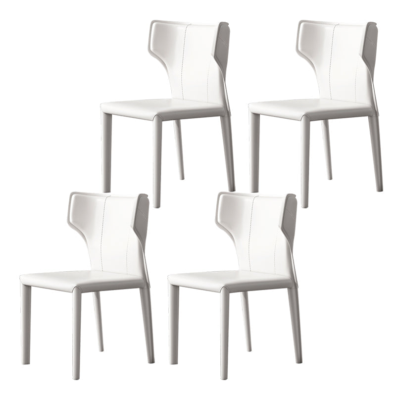 Modern Indoor Dining Room Chair Wingback Upholstered Side Chair