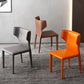 Modern Indoor Dining Room Chair Wingback Upholstered Side Chair