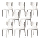 Modern Indoor Dining Room Chair Wingback Upholstered Side Chair