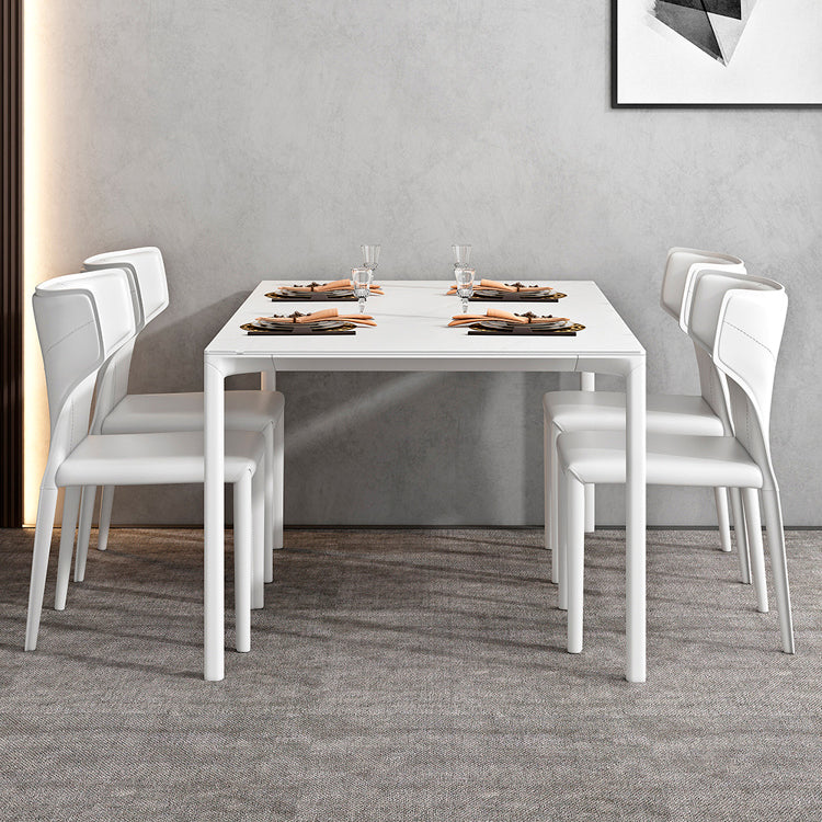 Modern Indoor Dining Room Chair Wingback Upholstered Side Chair