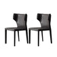 Modern Indoor Dining Room Chair Wingback Upholstered Side Chair