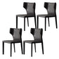Modern Indoor Dining Room Chair Wingback Upholstered Side Chair