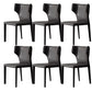 Modern Indoor Dining Room Chair Wingback Upholstered Side Chair