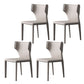 Modern Indoor Dining Room Chair Wingback Upholstered Side Chair