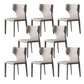 Modern Indoor Dining Room Chair Wingback Upholstered Side Chair