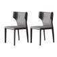 Modern Indoor Dining Room Chair Wingback Upholstered Side Chair