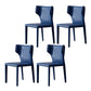 Modern Indoor Dining Room Chair Wingback Upholstered Side Chair