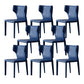 Modern Indoor Dining Room Chair Wingback Upholstered Side Chair
